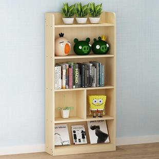 实木书架落收地小客原柜子飘窗儿童置物架家用厅纳简易松MOI木木