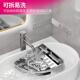 置免打孔卫生间物架室浴304不锈钢厕所角篮壁挂可拆卸转角IPX收三