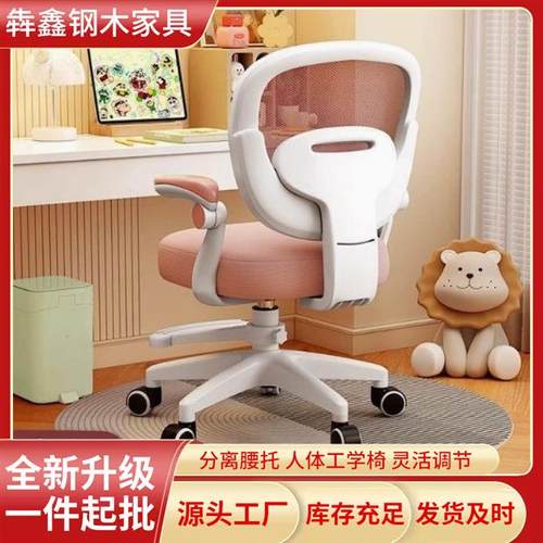 椅儿童学习椅小学生家用子矫正坐姿背写座追小苹果儿椅可升降调节