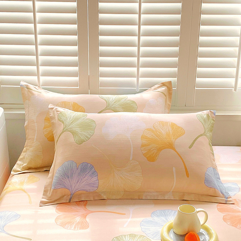 纯棉枕套全棉枕头套一对装枕芯套枕头皮成人大号家用48x74cm单人,床上用品,枕套,淘宝优惠券,粉丝福利购,淘宝优惠卷