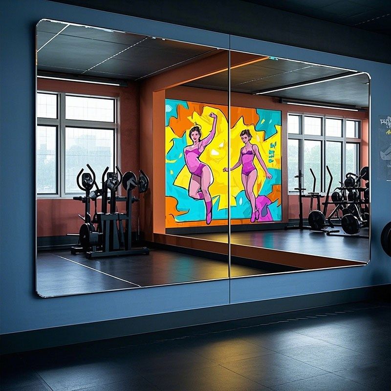 舞蹈镜子练舞贴墙大尺寸高清免打孔亚克力软镜子家用练瑜伽全身镜,住宅家具,舞蹈镜,淘宝优惠券,粉丝福利购,淘宝优惠卷