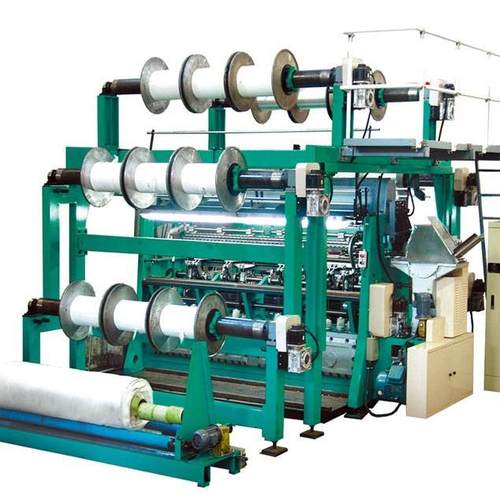 现货供应体育场围网3D网经编机三明治网经编机288毛绒机