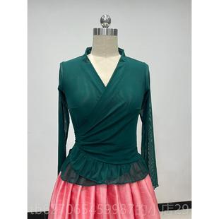 大摆裙艺舞考 古典朝鲜蹈飘逸衣中功国演出服练舞纱台服装 正品 新款