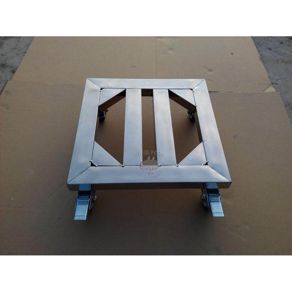 不钢带子轮子移动柜架托架花盆底架拖架布202锈池支架杂物子柜机