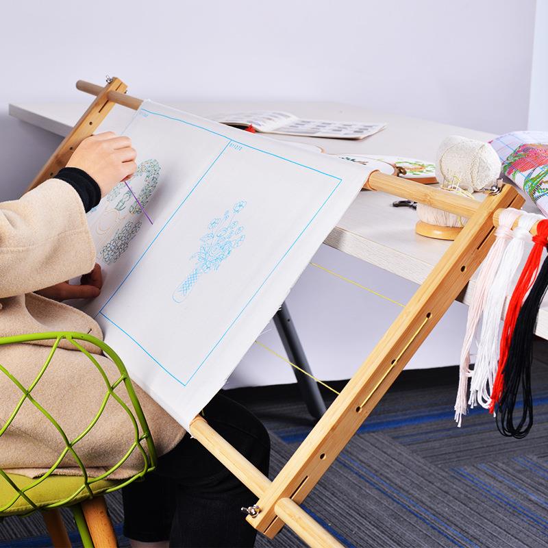 绣网红播专用十网红主播字绣绣布架家主用绣架刺绣工具架子绣框绷