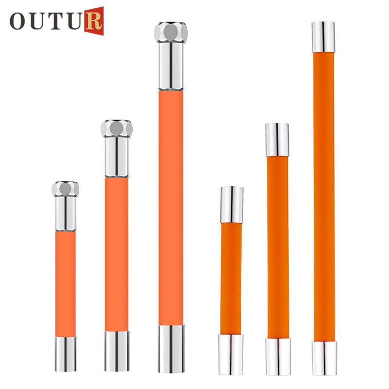水龙头延长管万向水管接进水延伸器定型延伸管软管防溅连接可弯曲