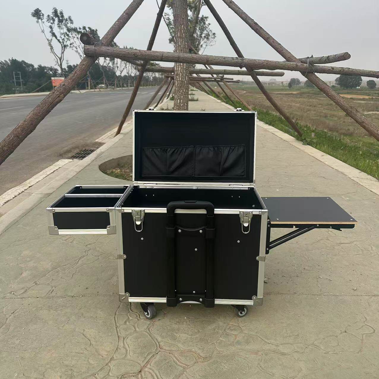 定制铝合金工具箱大号家具电动工具结实多功能耐用加厚维修拉杆箱