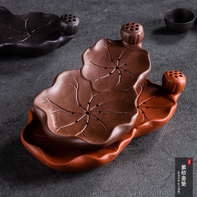 XEI3紫砂功夫茶盘中式家用简约托盘储水式茶海茶托茶台壶承干泡台