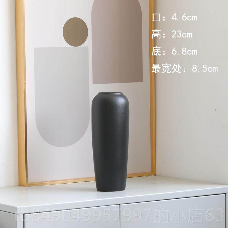 高档新式冬结青柿子雪瓶中柳陶瓷花婚乔迁电视柜装饰客厅鲜花插花