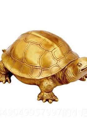 高档纯舟 中式客厅钱铜乌铜摆件龟纯铜长寿龟居家小乌龟龟金龟工