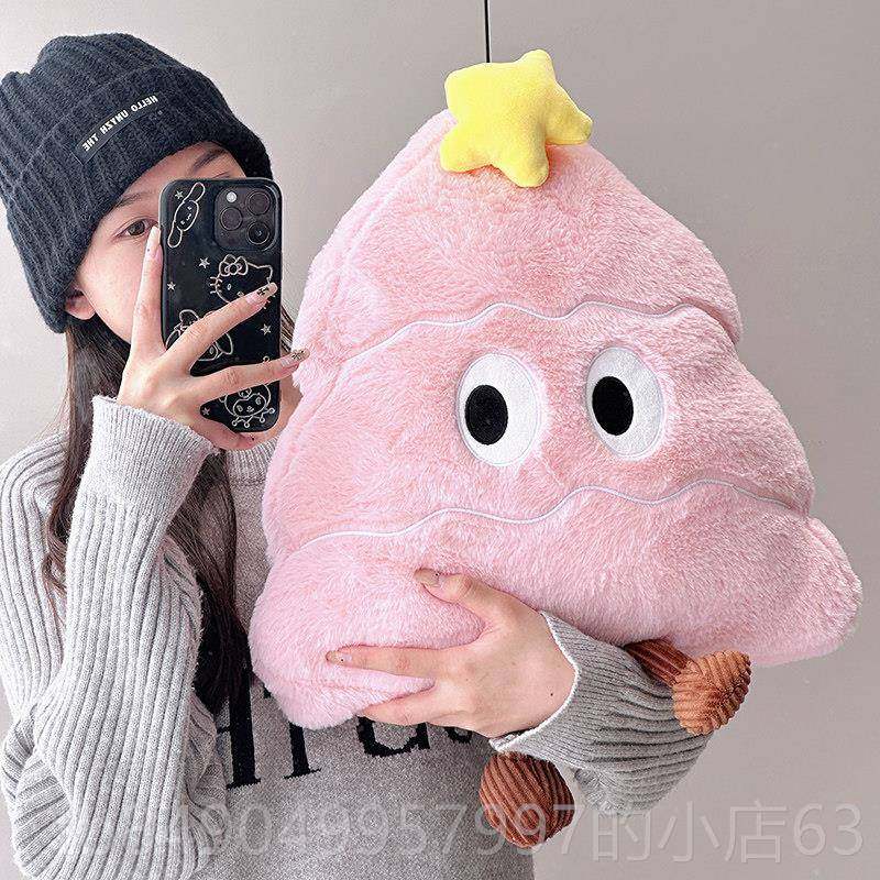 高档北欧头圣诞节树抱枕沙发飘窗卧室床上靠学大生宿舍床靠垫枕靠