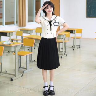 高档班服套夏装海军风JK衬衫演制服中生季校园文艺合唱出舞台初团