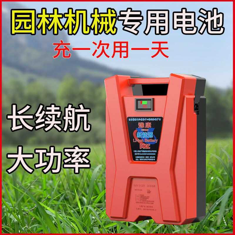 园林绿化大功率锂电池背包电池大容量背负锂电瓶24V21V12A20A30A