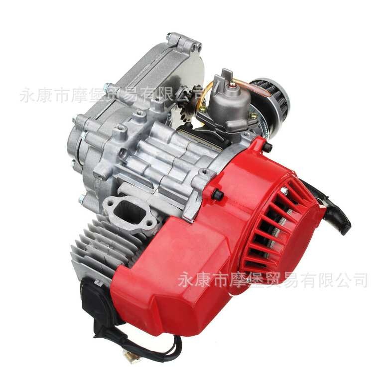 49cc发动机2冲程拉式起动带变速器适用于小型摩托越野车X20