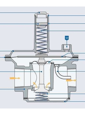 Mertik Maxitrol 气体过滤器 HF2000F100-0-0C