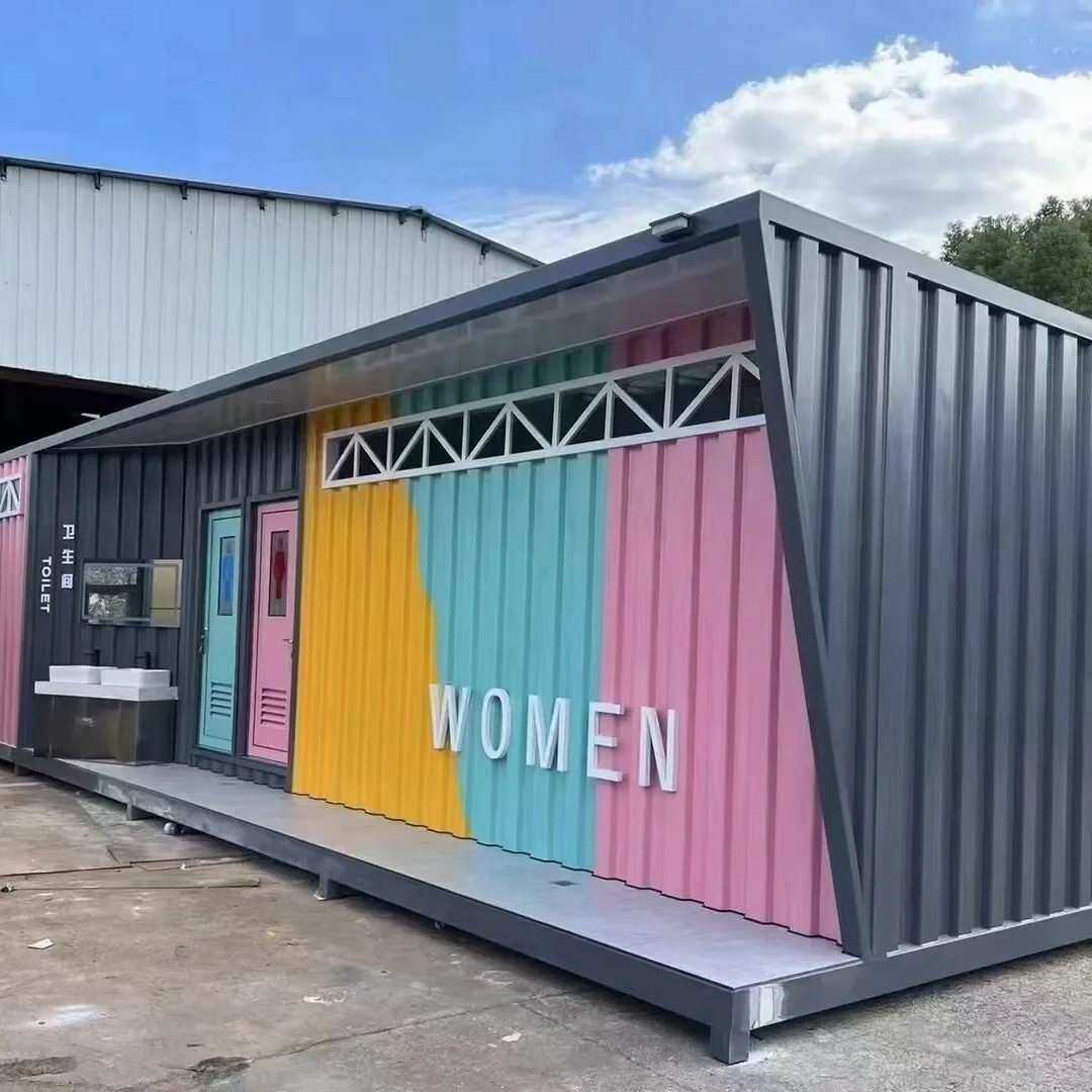 沈阳工厂别墅集装箱街区规划商业街店铺工业风集装箱卫生间