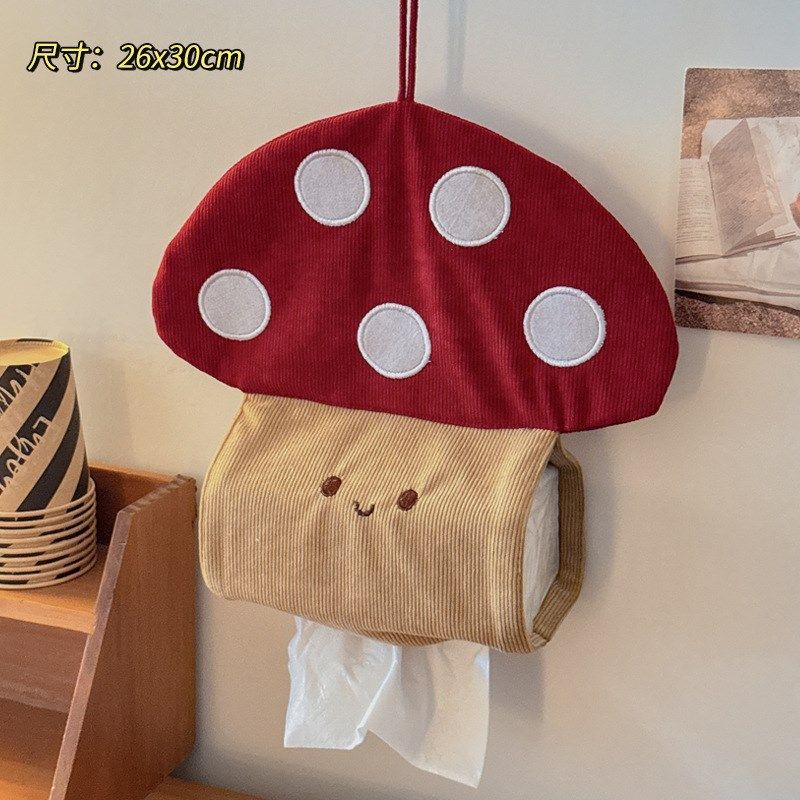 可爱蘑菇纸巾盒挂纸巾收纳袋,收纳整理,纸巾盒,淘宝优惠券,粉丝福利购,淘宝优惠卷