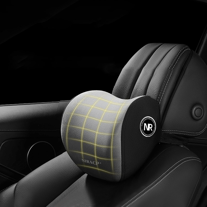 高端汽车头枕航空级车用靠枕车内座椅记忆棉腰靠枕车载脖枕护颈枕