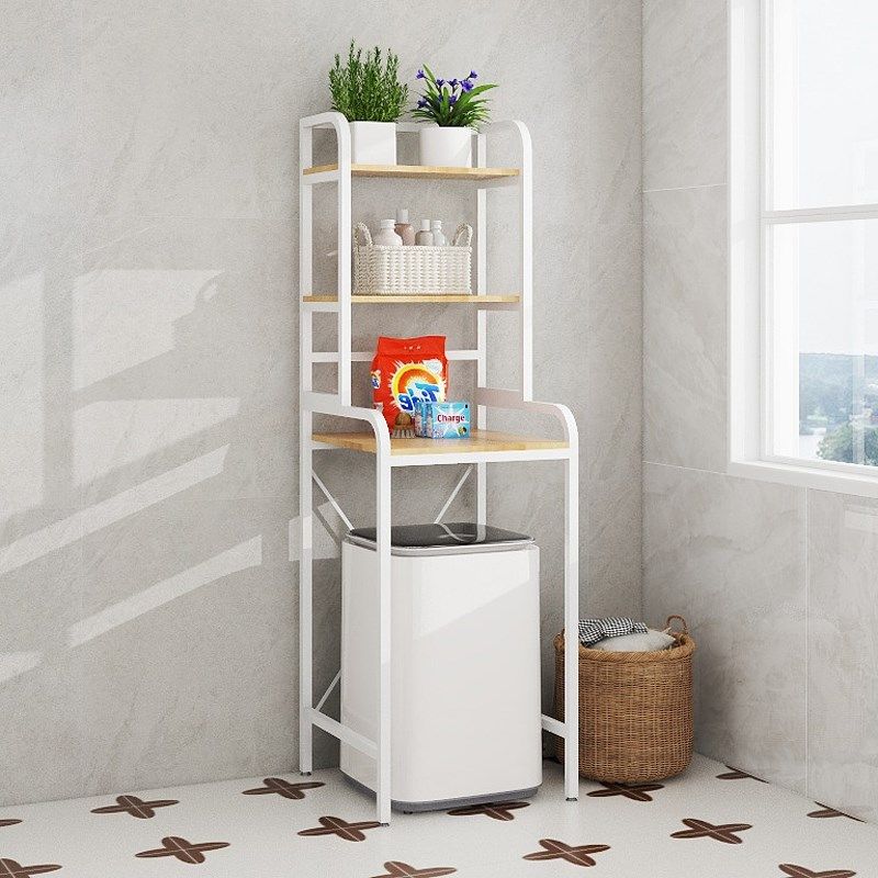 波轮小型洗衣机置物架婴儿宝宝儿童上翻盖阳台收纳掀盖家用储物柜