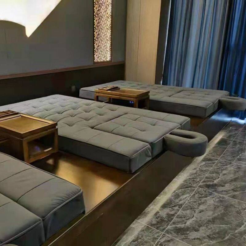 足疗按摩床炕床一体通铺足浴沙发电动洗浴中心休息大厅沙发采耳床