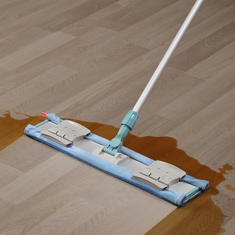 美丽雅亲一亲CFO宽式平板拖06型大号推地拖式把拖净干湿两用夹固