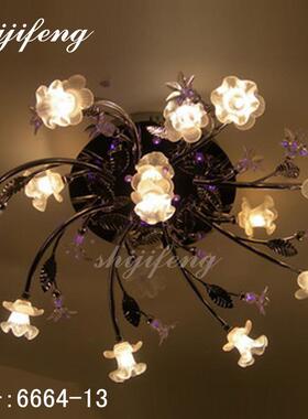 ceilin卧glamCCSp约现代花型灯室灯创意个性顶灯异形灯简具房吸间