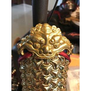 仁煜堂黄臂腕甲护小兽吞山文甲鱼鳞护甲直身甲GRL盔甲甲胄胄配件