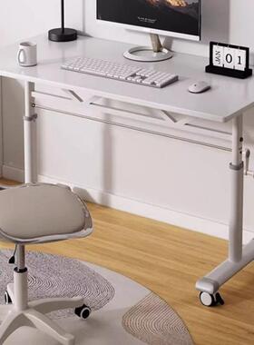 手摇JNH式升降桌腿支架架可移动带承滑轮公台面重脚书桌架办子可