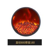 厂家子直销弧形异形装 饰炉壁芯圆形玻璃炉芯仿真火嵌入式 电CCI壁