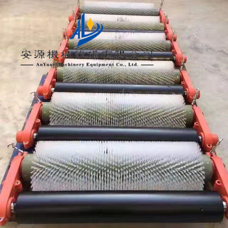 被动滚刷清扫器 无动力毛刷清扫器  尼龙丝毛刷清扫器  无源毛刷