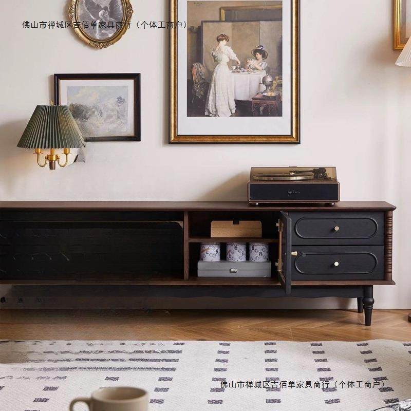 式复古实茶URG几电视柜黑色法美式客厅落地木储物柜收纳网柜红新,鲜花速递/花卉仿真/绿植园艺,其它园艺用品,淘宝优惠券,粉丝福利购,淘宝优惠卷