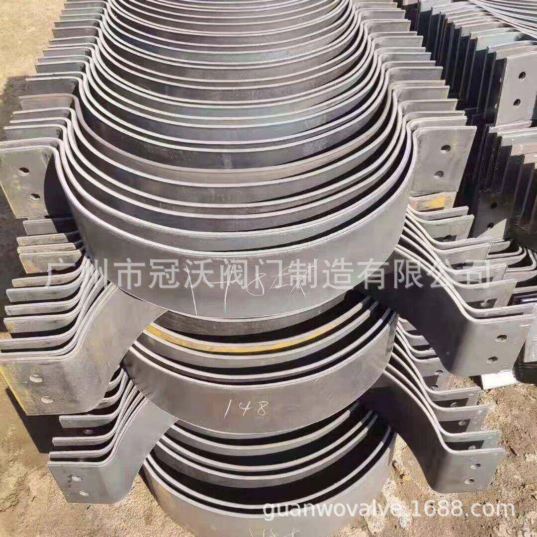 基准型多种双螺栓夹重型双螺栓螺管夹双抱螺栓四栓管卡保冷管管用