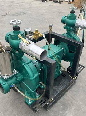 AIP拖二多后级高压喷灌泵一抗旱浇地6寸8寸拖拉机悬挂一拖二水抽