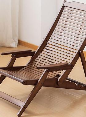 中式新款摇摇躺椅折凉叠大人阳懒台人老人ZIV午睡椅休闲子椅耐用