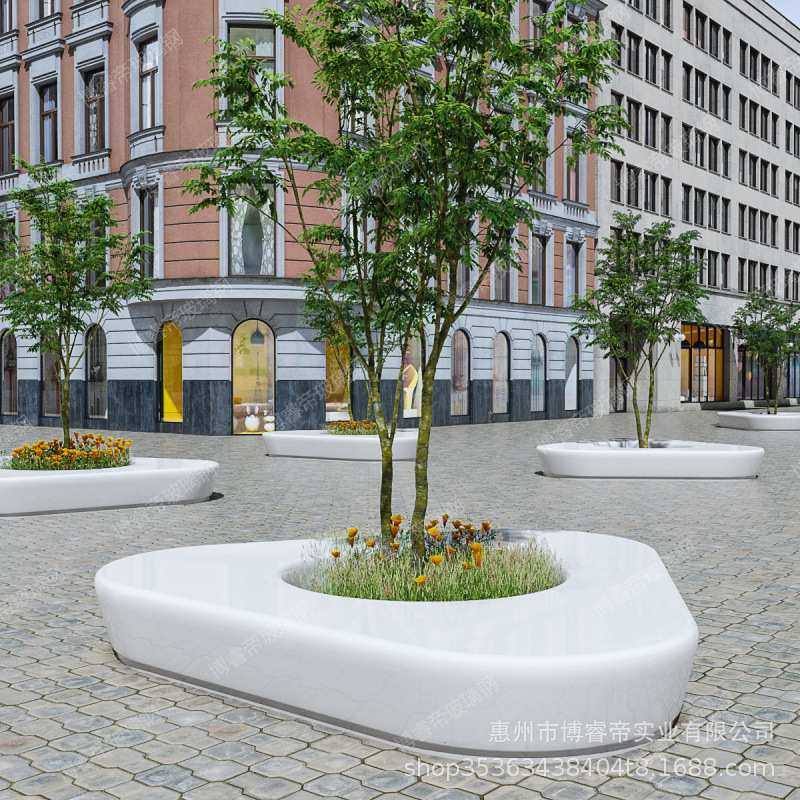 玻璃钢树池园林种植池移动景观休闲座椅大型学校户外坐凳发光座椅,模玩/动漫/周边/娃圈三坑/桌游,模型制作工具/辅料耗材,淘宝优惠券,粉丝福利购,淘宝优惠卷