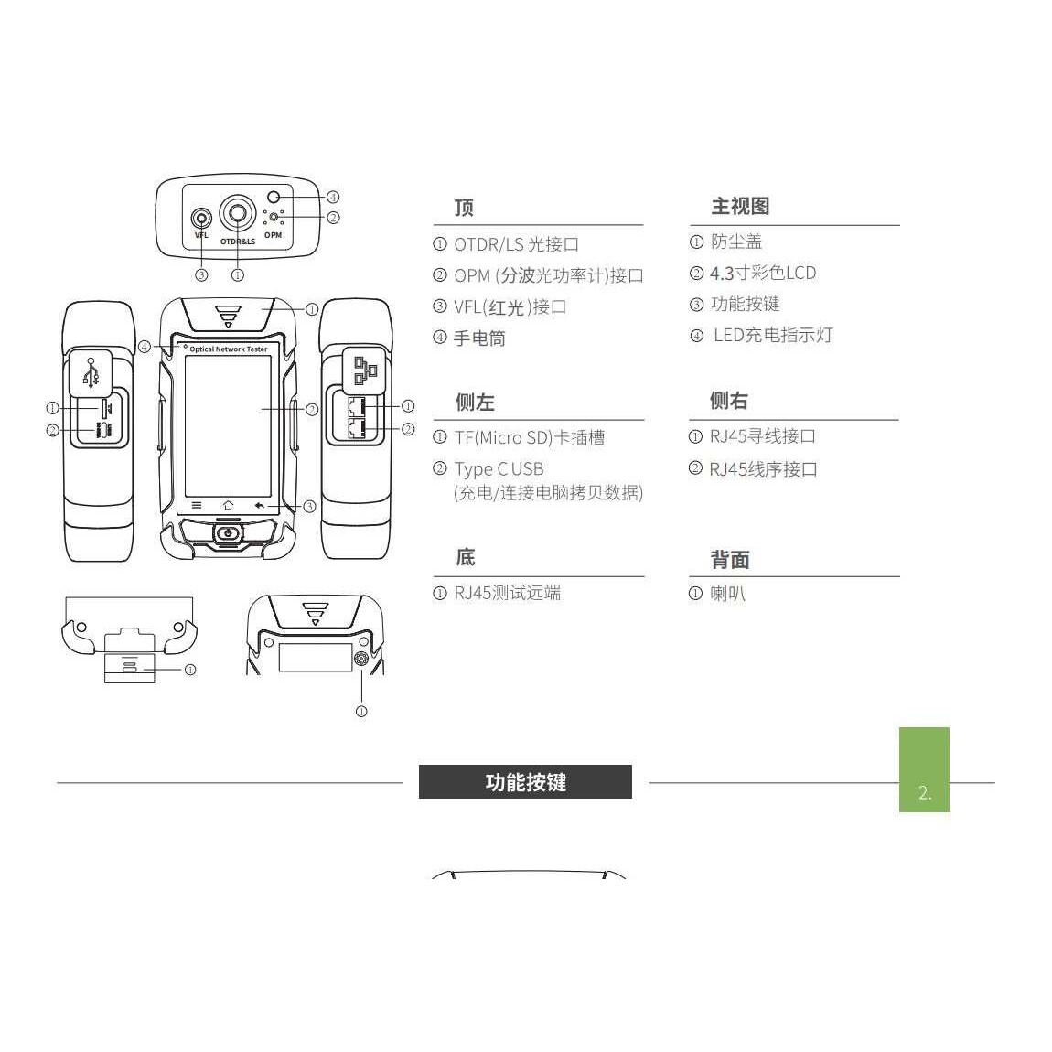 WF439装维综合测试仪资源清查ONU智能诊断OLT 从光猫测向机房测试