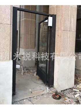 陕西侧装曲臂自动开门机 延安市刷卡电动闭门器 小区开门器厂家