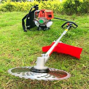 单人便携款斜跨式割草机 山地丘陵果园杂草割草机 肩负式除草机