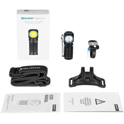 OLIGHT傲雷Perun 2 mini拐角灯迷你便携小手电强光头灯磁吸直充