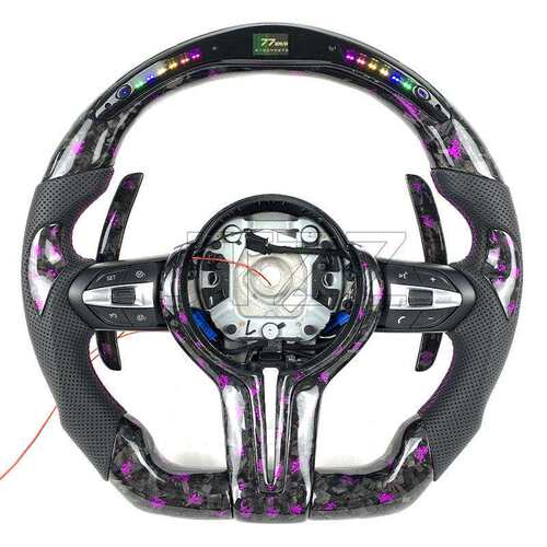 适用于宝马1243567系X1X3X4X5X6F10 F30丁字裤M3M5M6碳纤维方向盘
