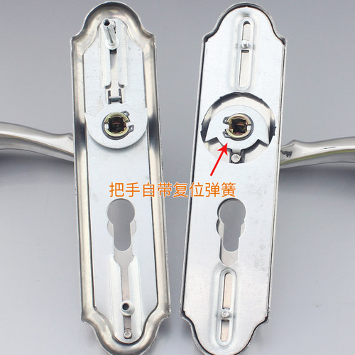 免改孔5040锁体双舌门锁大50轴承上提反锁木门执手锁孔距可调门锁