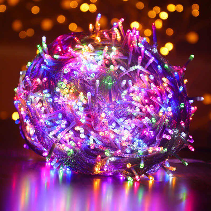 户外防水LED满天星灯串圣诞节日装饰灯露营帐篷灯串氛围灯彩灯