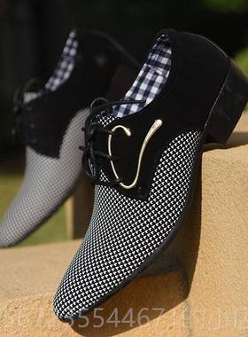 高档2025男士休闲皮鞋白士尖头皮鞋英色式韩式新潮鞋男休闲男鞋男