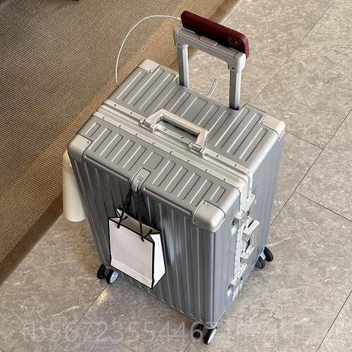 高档7分行李箱女容量多功能旅行箱3学大生密码箱26超铝轻框皮箱男