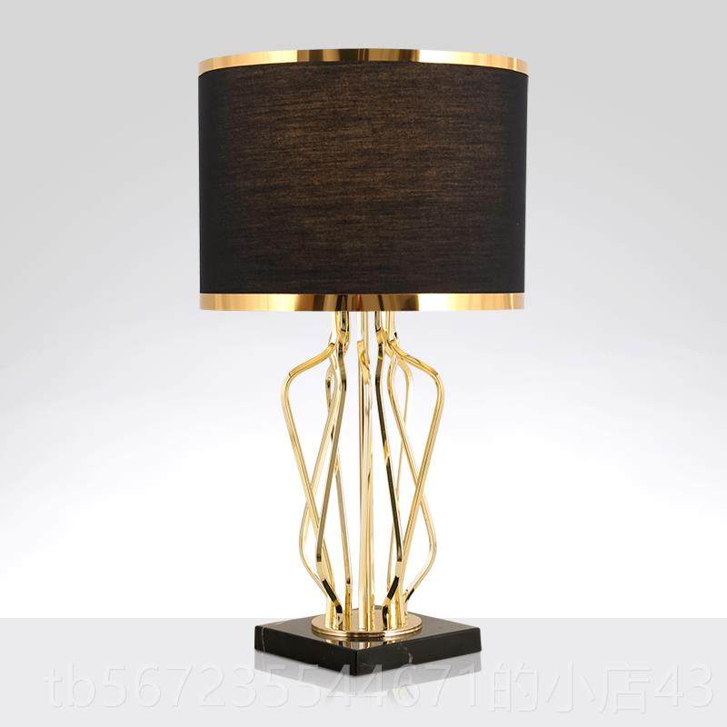 高档轻奢后现代创意灯床头灯美式卧室家台简用欧式约客厅装样板房,家装灯饰光源,装饰台灯,淘宝优惠券,粉丝福利购,淘宝优惠卷
