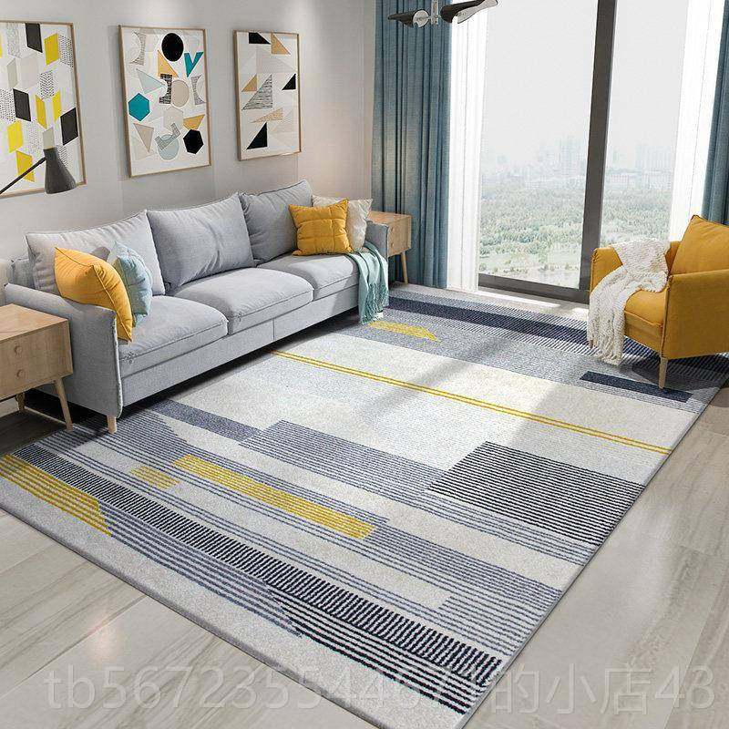 高档风地毯客厅北欧in毯s现代简约茶几床边毯卧室式满铺欧美式轻