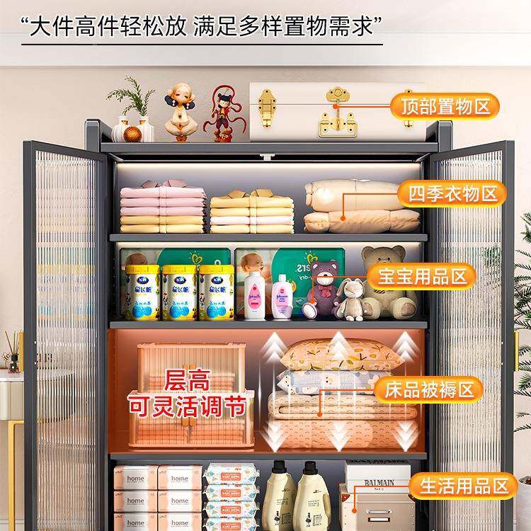 家用钢容制阳CDK台箱杂物柜行李收纳储物柜防水晒防一体大量置物