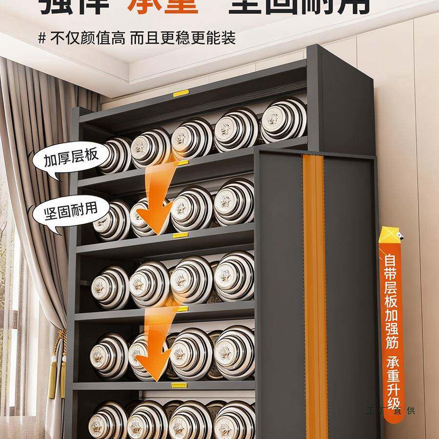台收纳层柜靠墙F9986575一体储阳柜钢制防尘防水防晒多物铁皮柜家