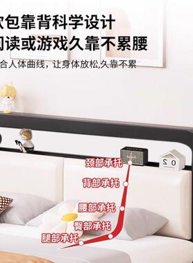 mBc28nBy铁艺床11.8米双人床家用.5米单人榻铁床加厚加固架床出租