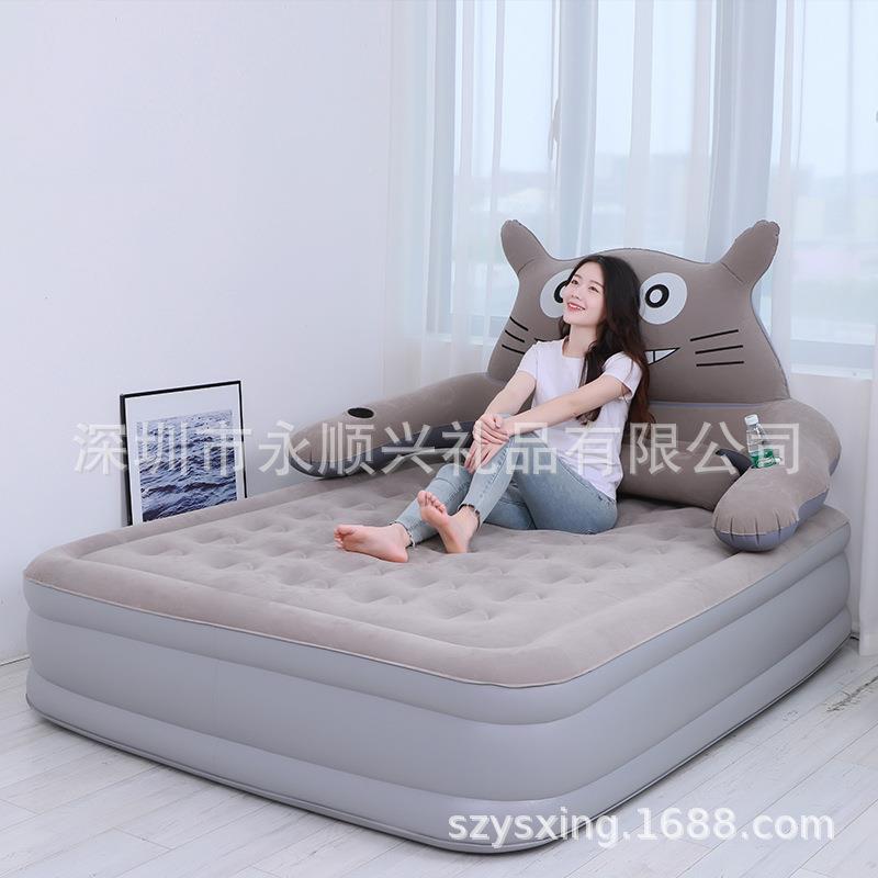 工厂加直销成人高家充用双人气JJY-JG19气床植绒单人垫床便携式户